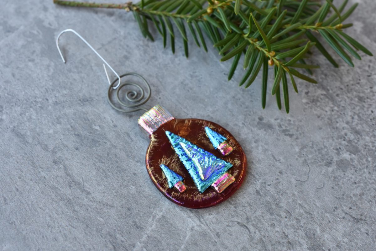 Fused Glass Ornaments | Love Life Live Life